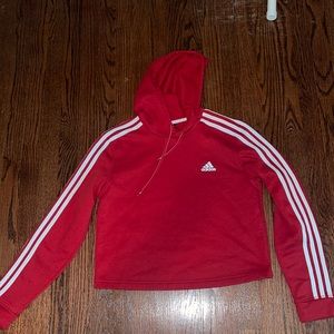 Adidas womens cropped sweatshirt